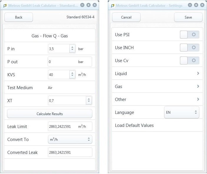 Select parameter or enter as value | Metrus GmbH